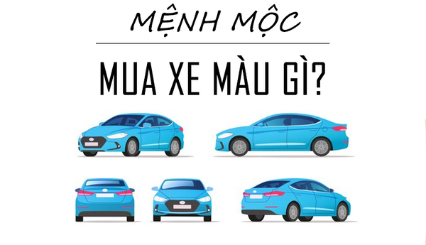 mệnh Mộc mua xe màu gì